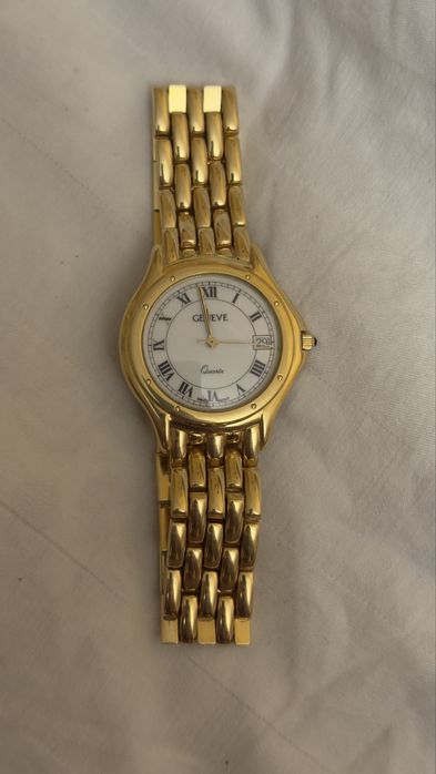 Geneve Quartz Швейцарские золотые часы