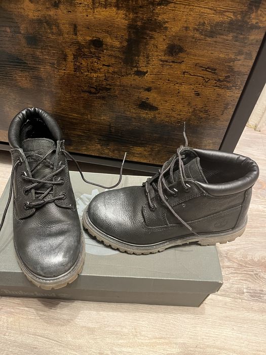 Bocanci femei Timberland, piele, noi, marime 37