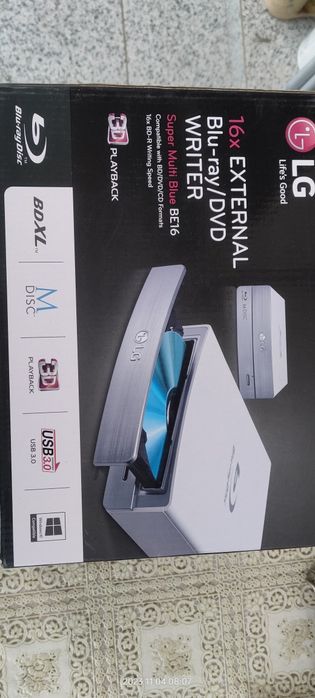 Vind bluray writer LG