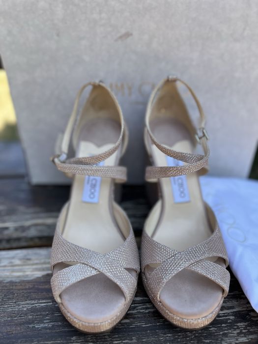 Обувки сандали на платформа Jimmy Choo