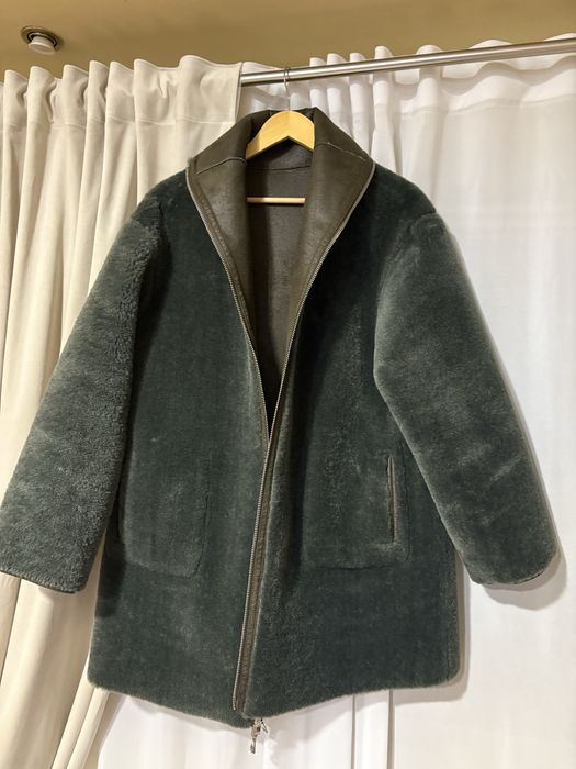 Palton blana artificiala cu 2 fețe