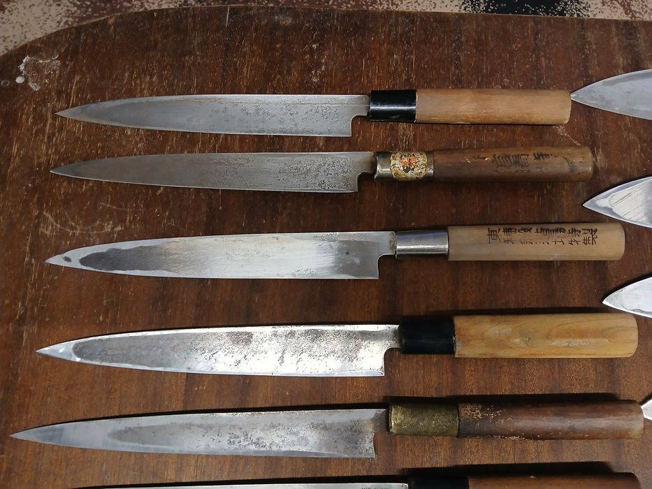 Японски Ножове Деба Сантоку Гиото...