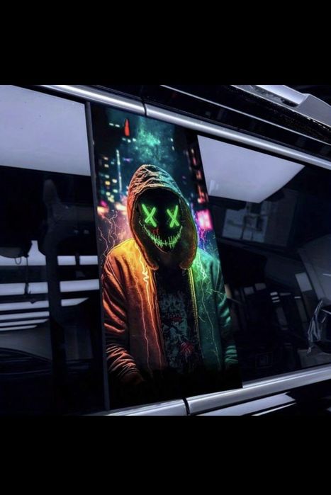 Винилови водоустойчиви  стикери за кола