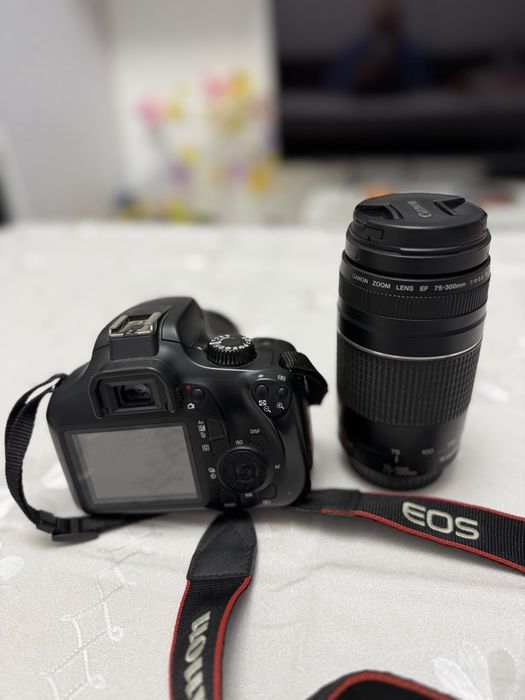 Canon EOS 4000D + 2 обектива
