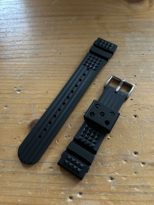 Верига за Seiko SKX, силиконова каиша, paratrooper каишка