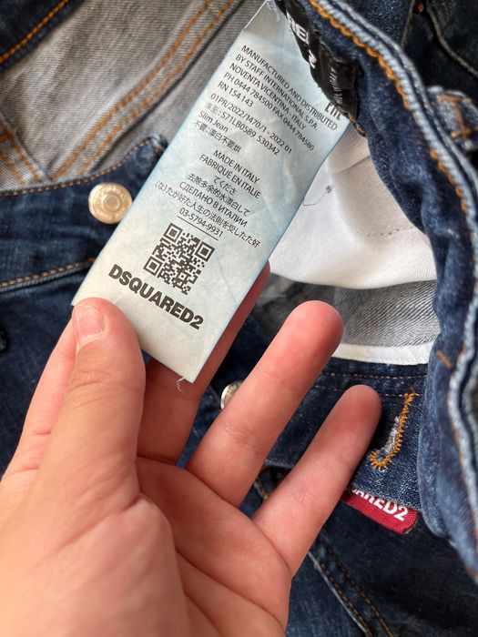 Дънки DSQUARED2 размер 38