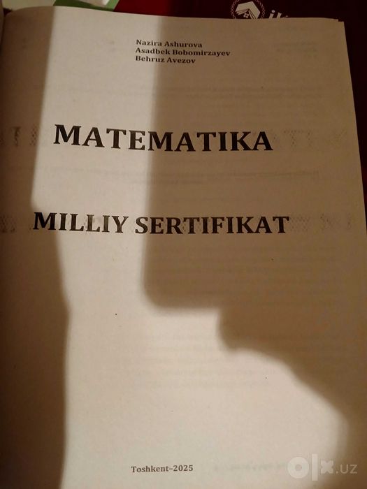 Milliy sertifikat matematika ktiobi.