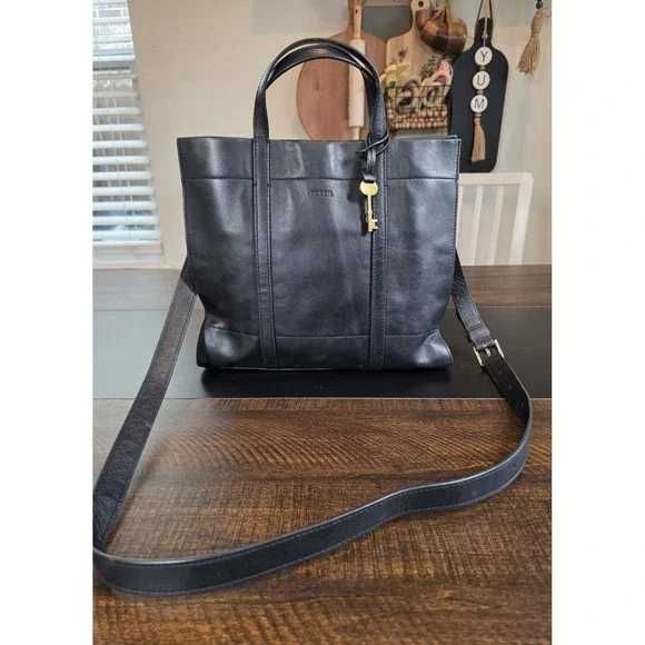 Fossil оригинална дамска чанта от естествена кожа