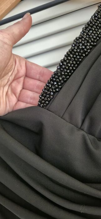 Официална черна рокля р-р L (за бал,сватба...)