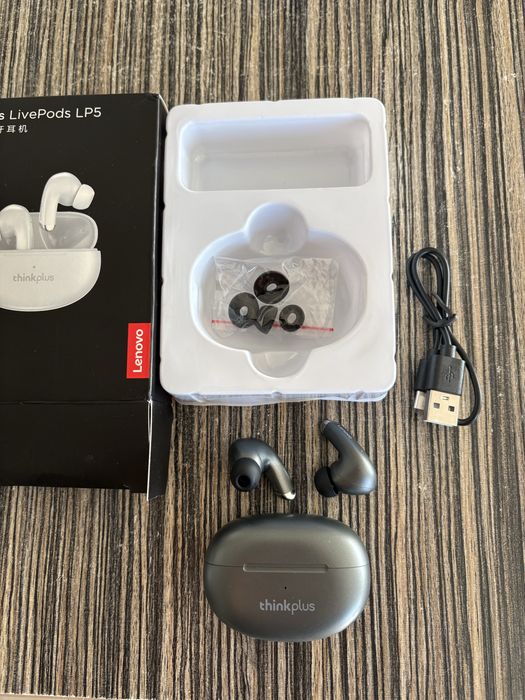 Слушалки тапи Lenovo LivePods LP5 нови