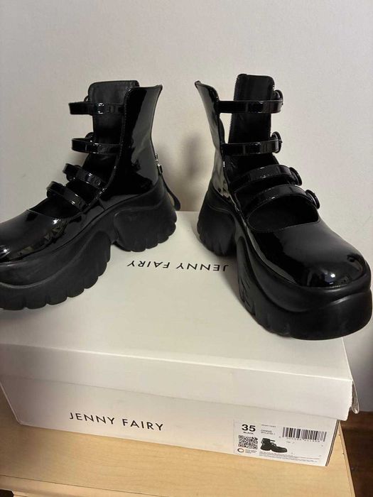 Pantofi semi-deschiși Janny Fairy, black