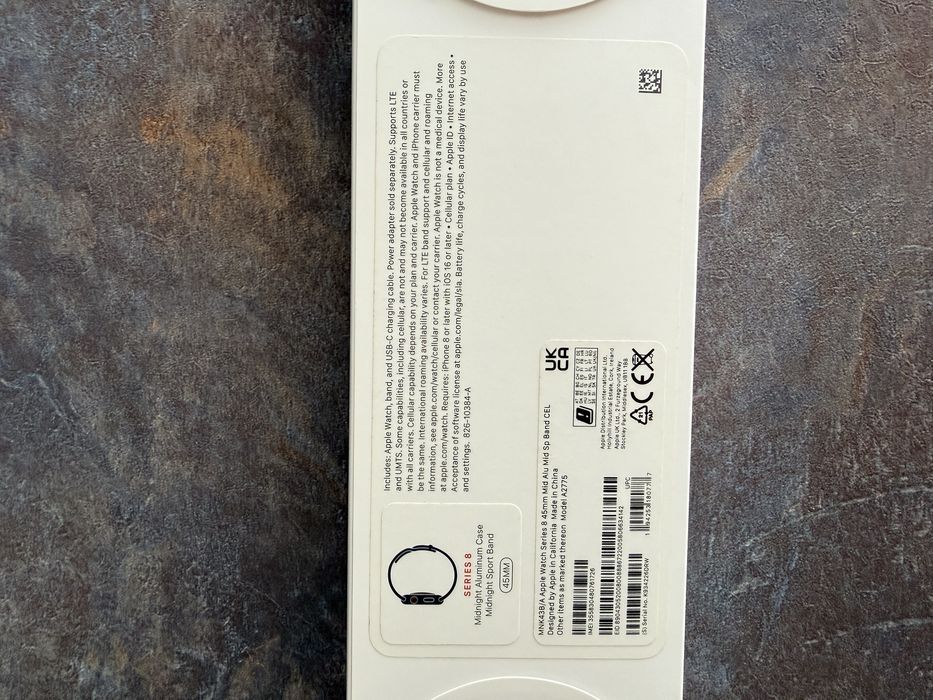 Apple Watch Series 8 45mm Cellular – Midnight, arată ca nou