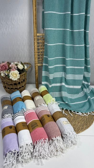 Пештемаль для бассейна, пляжа, сауны