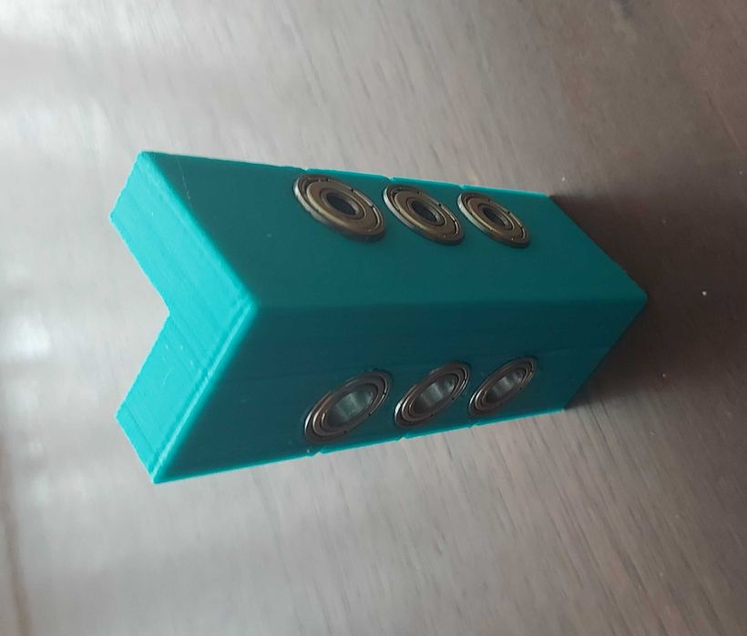 Sablon mobila forma L pentru cepi la 9mm si ericsoane la 9/11mm