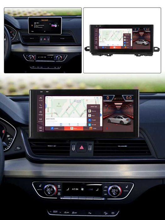 Navigatie Audi Q5 din 2016-2022 , 6GB RAM Android Carplay Noua Camera