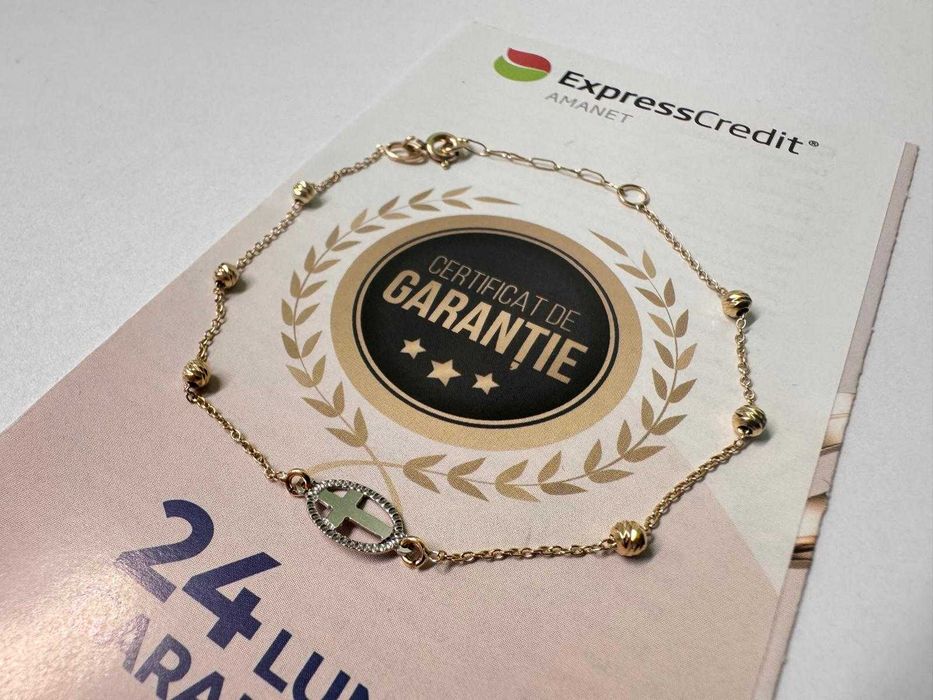 Bratara aur 14K 1.30g (B.61856.2 Tatarasi) Garantie 2 ani