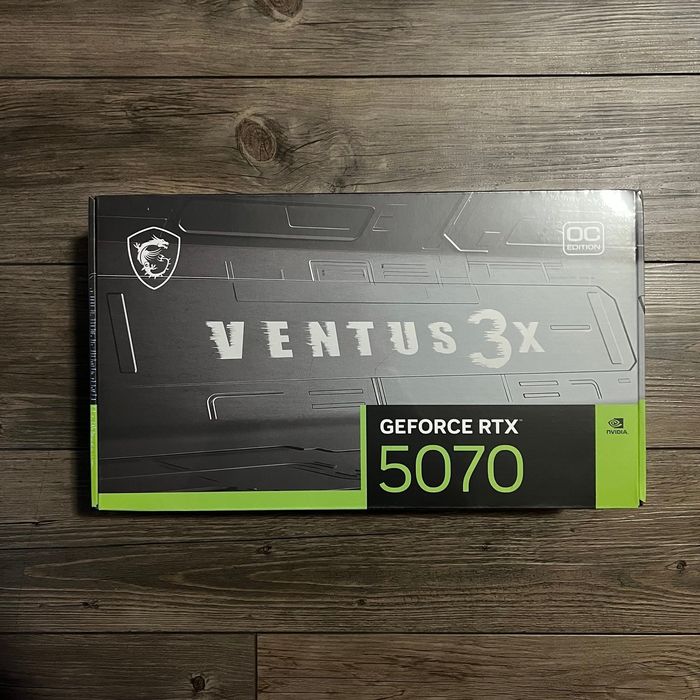 Чисто нова! RTX 5070 12GB MSI Ventus 3X