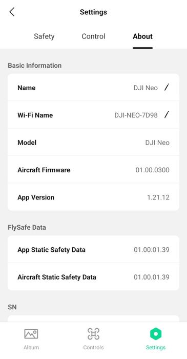 Dronă DJI Neo - Pentru piese / Defectă / Baterie 15 cicluri