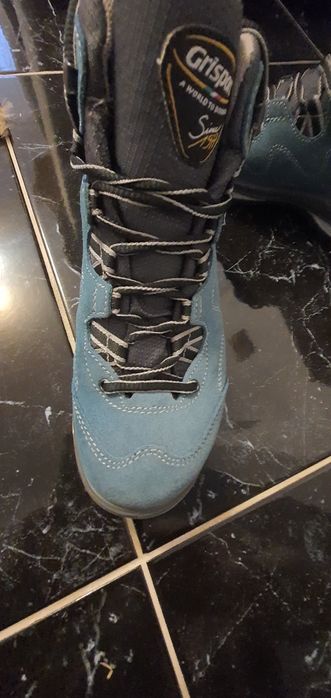 Ghete drumetie Grisport Canion, albastru azur , impecabil,