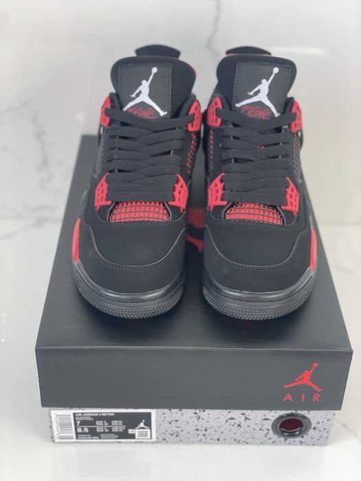 Air Jordan 4 Retro Red Thunder Full Box Verificare Colet Size 35,5-46