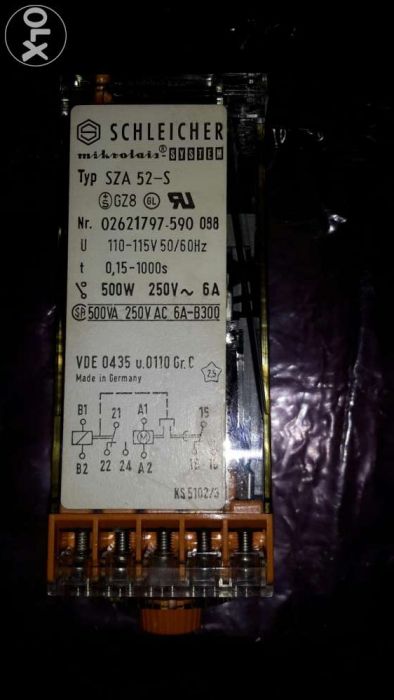 Реле времени TYP SZA 52-S