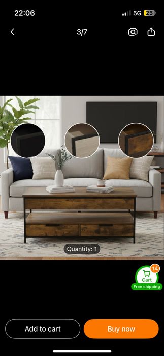 Masa cafea living- Nou