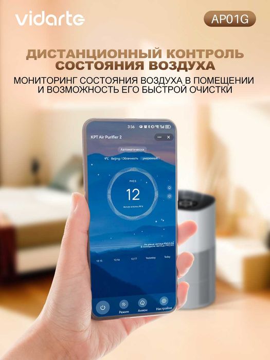 Очиститель воздуха Dreame AP01G с гарантией 1 год + доставка на дом.