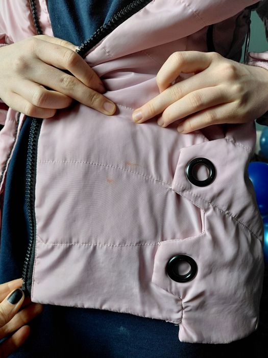 Куртка для девочки 10–13 лет, розовая, недорого