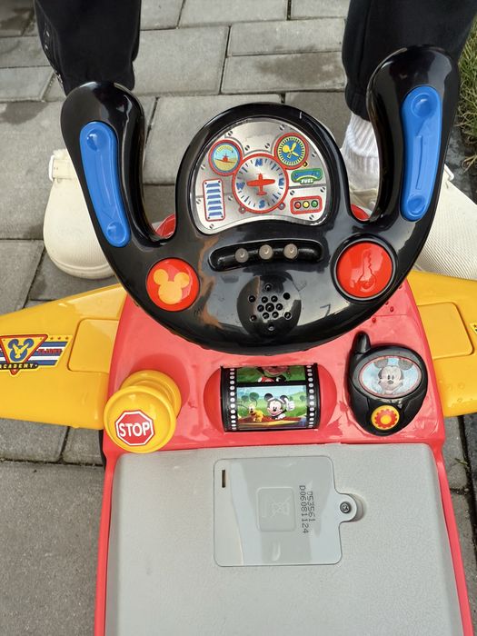 Masinuta fara pedale Kiddieland - Primul meu avion Mickey Mouse