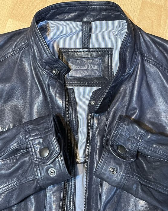 Куртка кожаная Massimo Dutti мужская