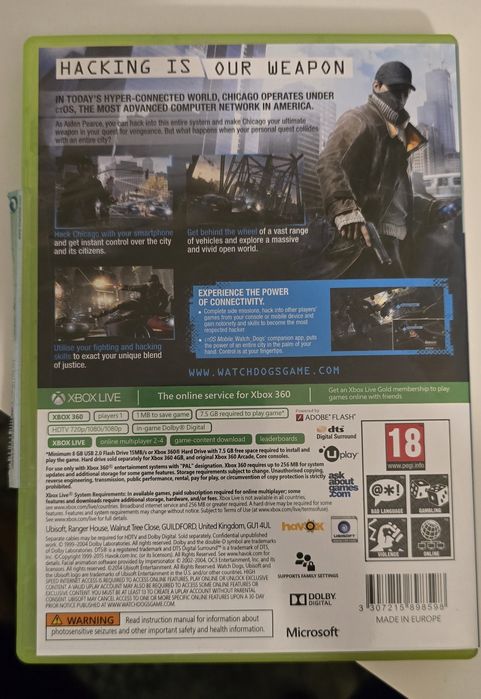 Watch Dogs pentru XBOX 360