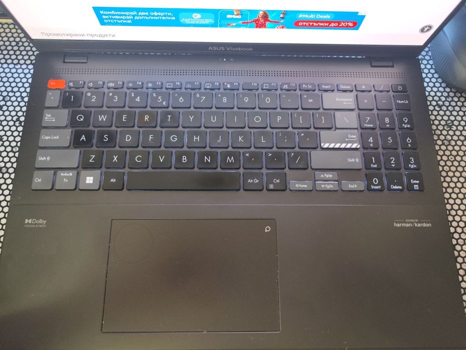 Лаптоп ASUS VivoBook Pro 16X, i9-13980HX, NVIDIA GeForce RTX 4060 8GB