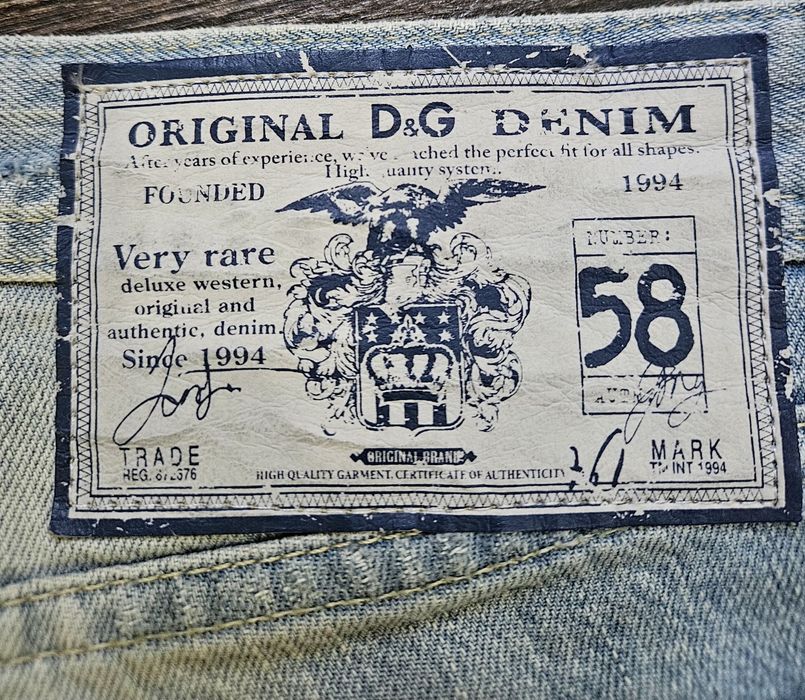 Джинсы Dolce & Gabbana из линейки Original DG Denim