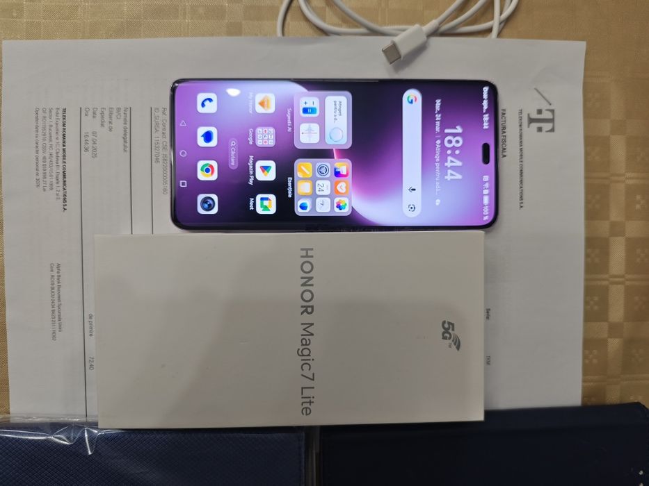 Honor Magic 7 Lite 16 RAM 256GB 108MP 6600mAh Garantie+Huse+Incarcator