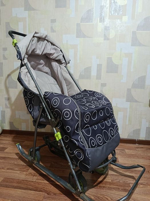 Санки с колёсами