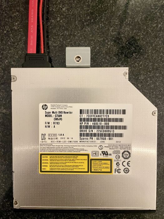 DVD Rewriter HP intern