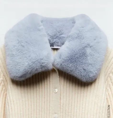 Cardigan Zara cu blana