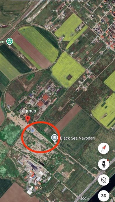 Teren Legmas Navodari 650 mp 3 strazi de acces