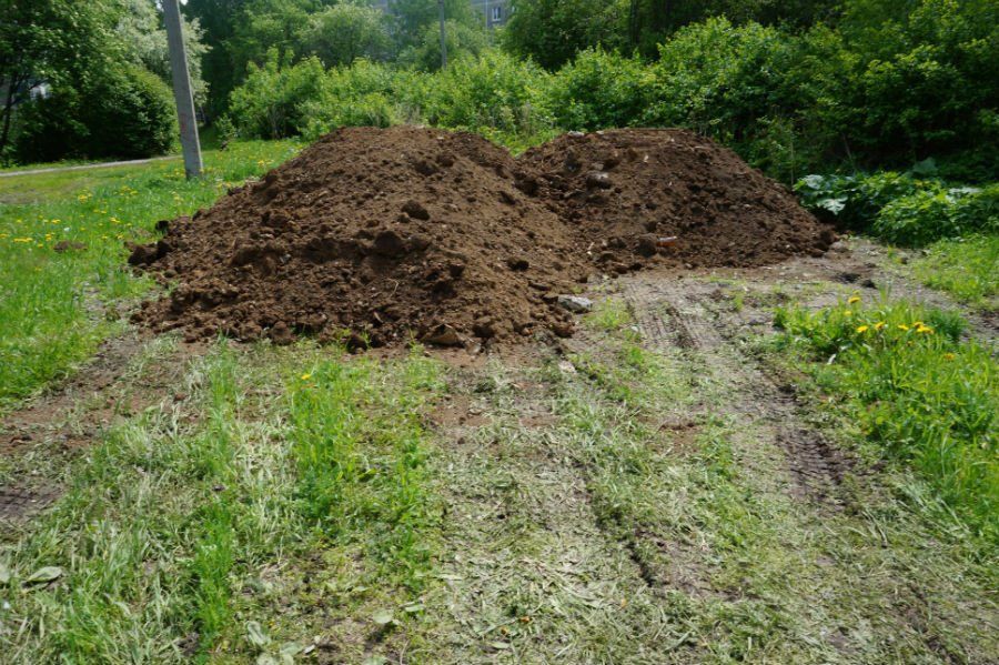 Перегной земля песок