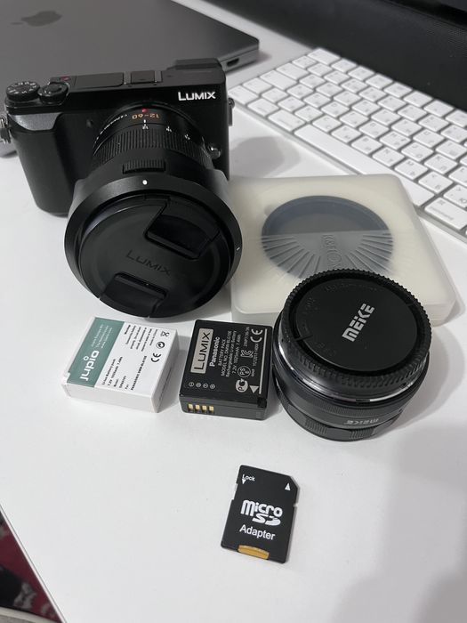 Фотокамера Panasonic  gx80 + 2 объектива + допы