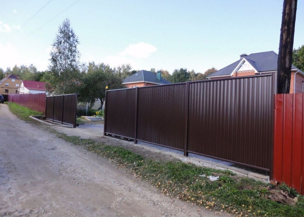 Покраска фасада крыши