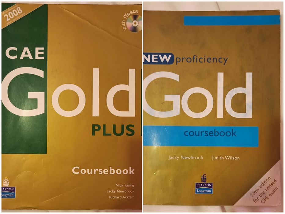 NEW proficiency Gold cu CD +   CAE Gold Plus   coursebook  , aproape ca noi