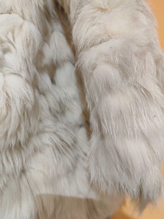 НАМАЛЕНО! Дамско палто сребърна лисица