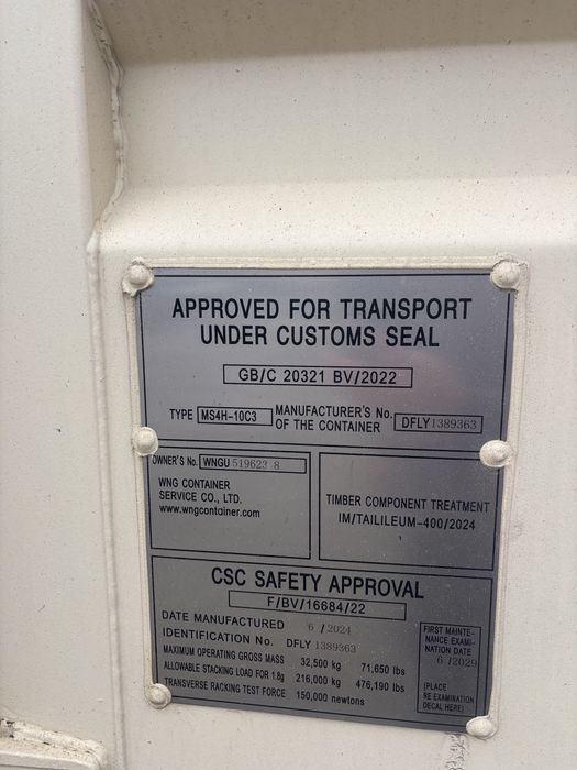 Container Maritim 2400x12000 x 2900 mmH