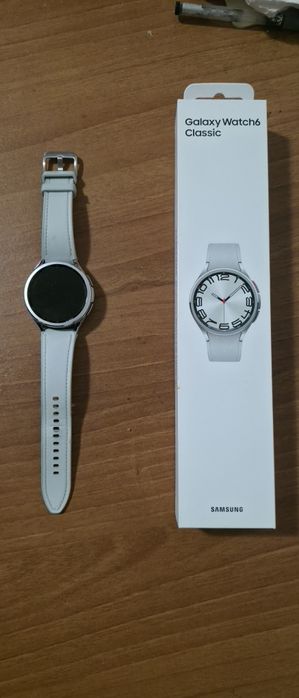Samsung galaxy watch 6 clasic 47 mm, garantie 2028