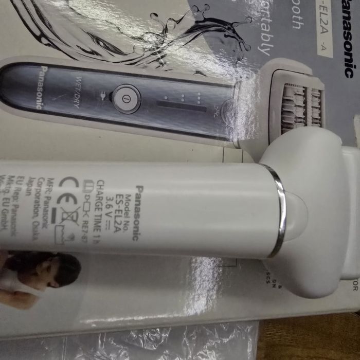 Epilator Panasonic ES-EL2A-A503, Umed/uscat, 3 viteze, Autonomie 30 mi