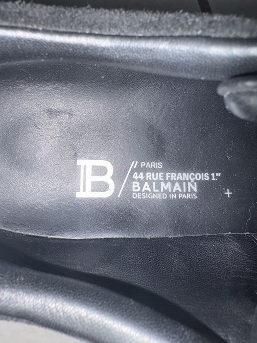 Balmain leather sneakers