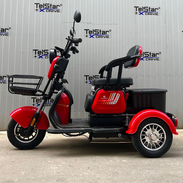 Триместна Електрическа Триколка TS 350-7 1500W 25AH