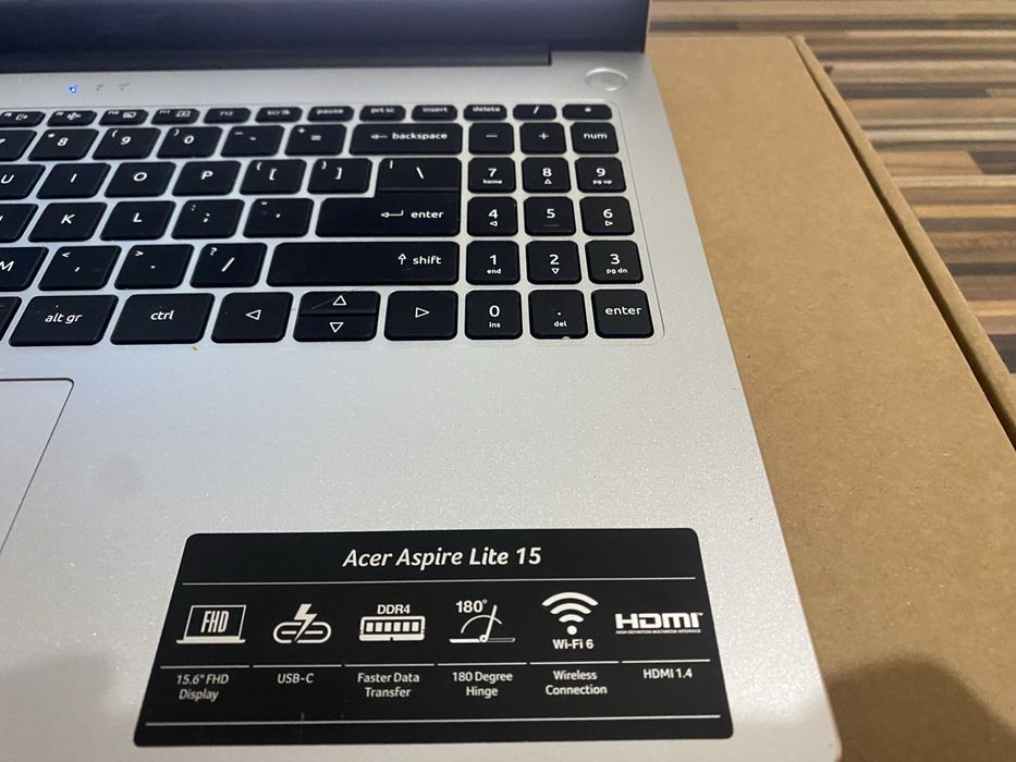 Laptop Acer Aspire 15 – Ryzen 5/NOU