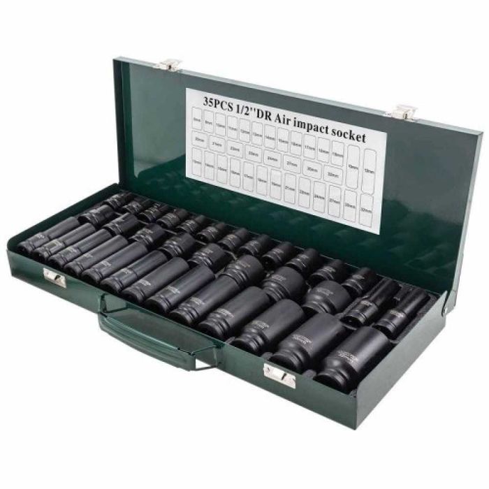 Комплект ударни вложки 35 части 1/2 (8 - 32 мм) RockForce